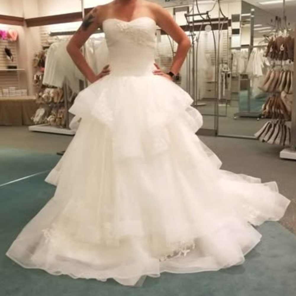Vera Wang Bridal Gown with Tulle Layers